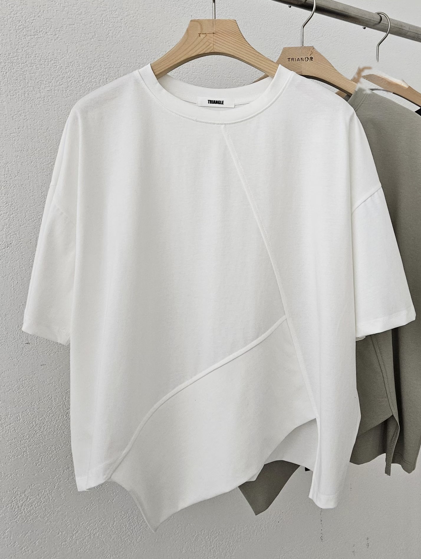 不規則腳混棉滑Top