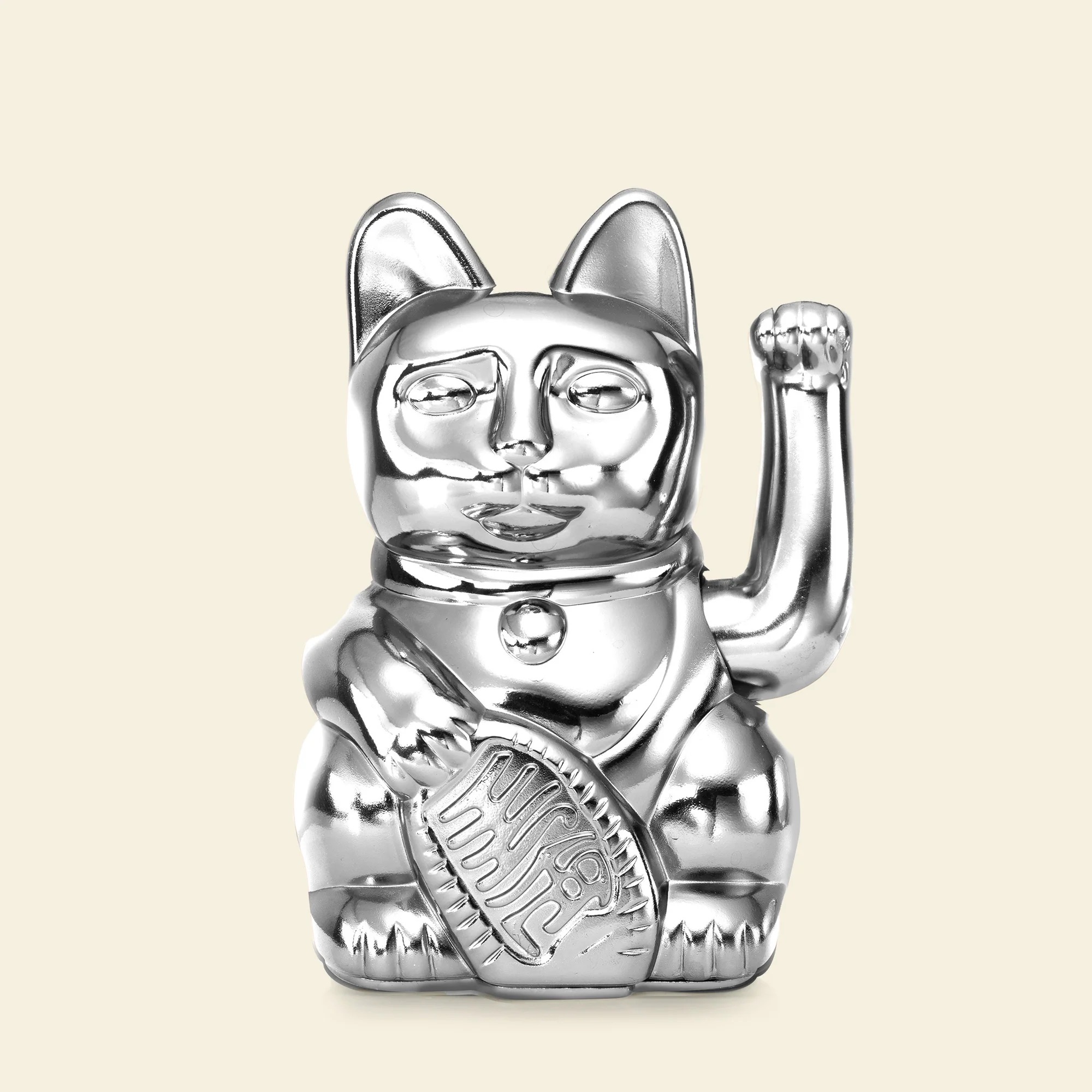📦訂購 Donkey Products SHINY SILVER "NOVA" Lucky Cat 招財貓