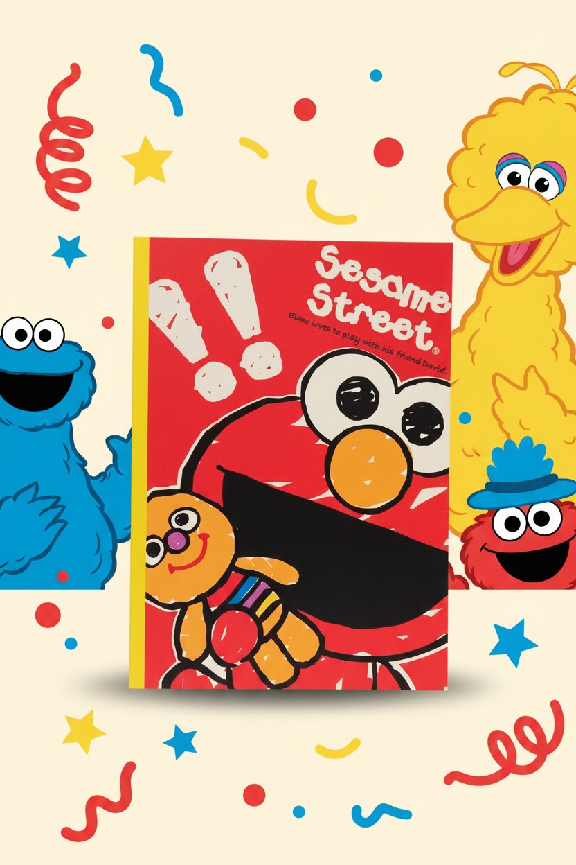 B5橫線筆記本 Sesame Street  (S2611961)