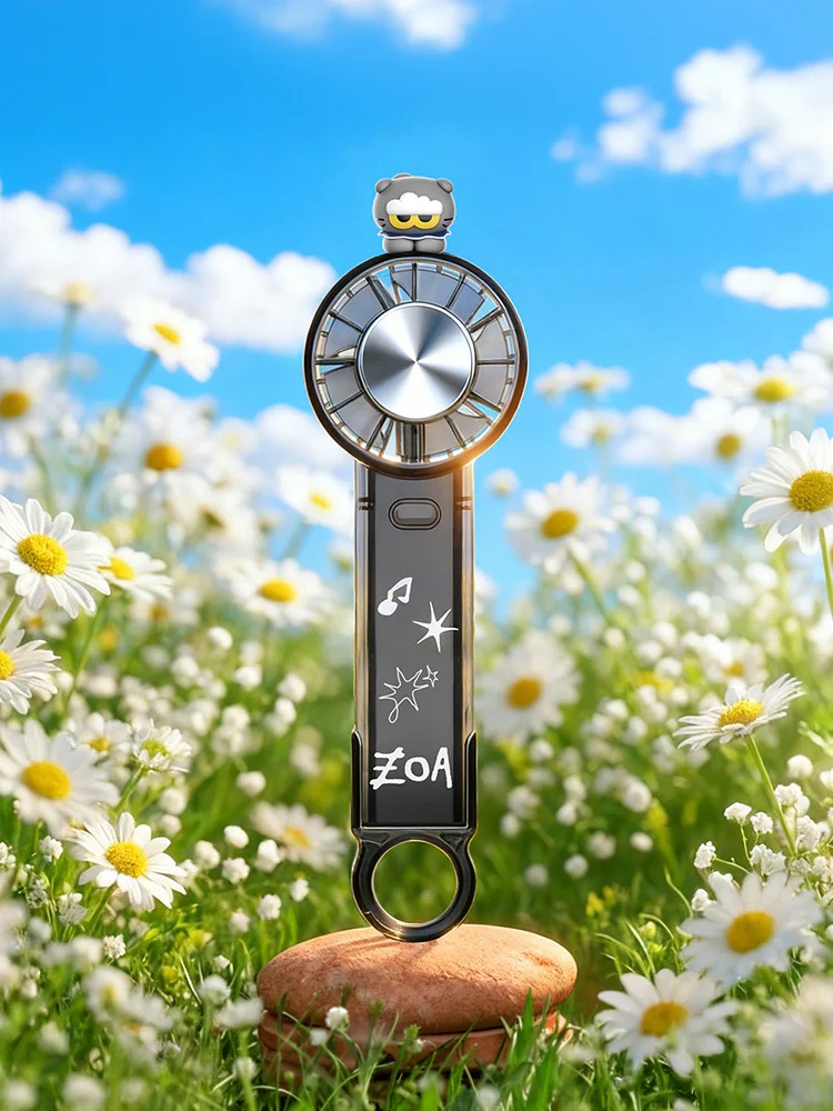 📦訂購 韓國代購 ZO&FRIENDS ZOA COOLING FAN 灰貓手提風扇