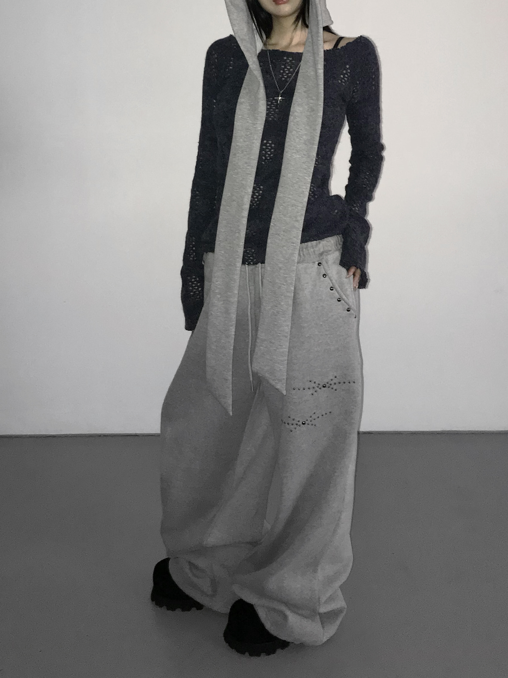 Fleece Lined Hooded Scarf