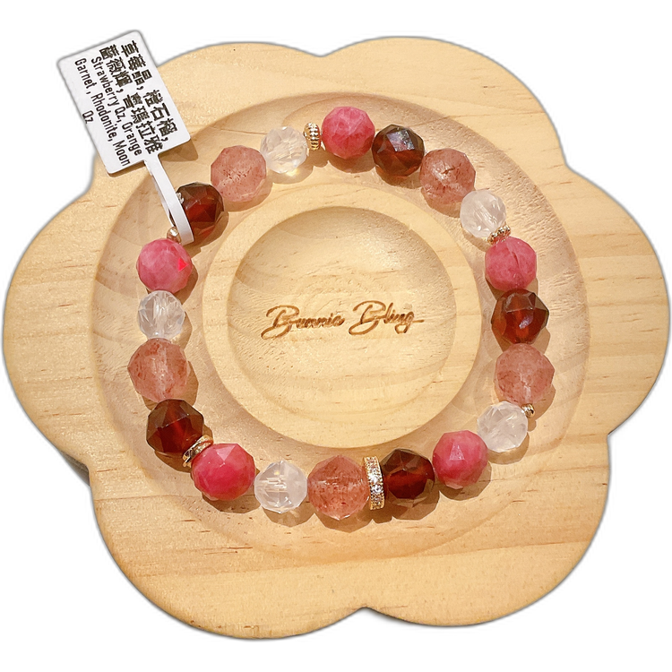 【緋紅悸動 • 守護真愛】能量療癒手串