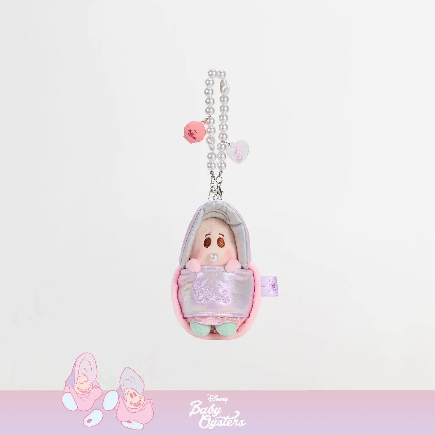 📦訂購 台灣代購 Disney 迪士尼 愛麗絲夢遊仙境 Baby Oysters 生蠔BB 系列吊飾(睡覺版)