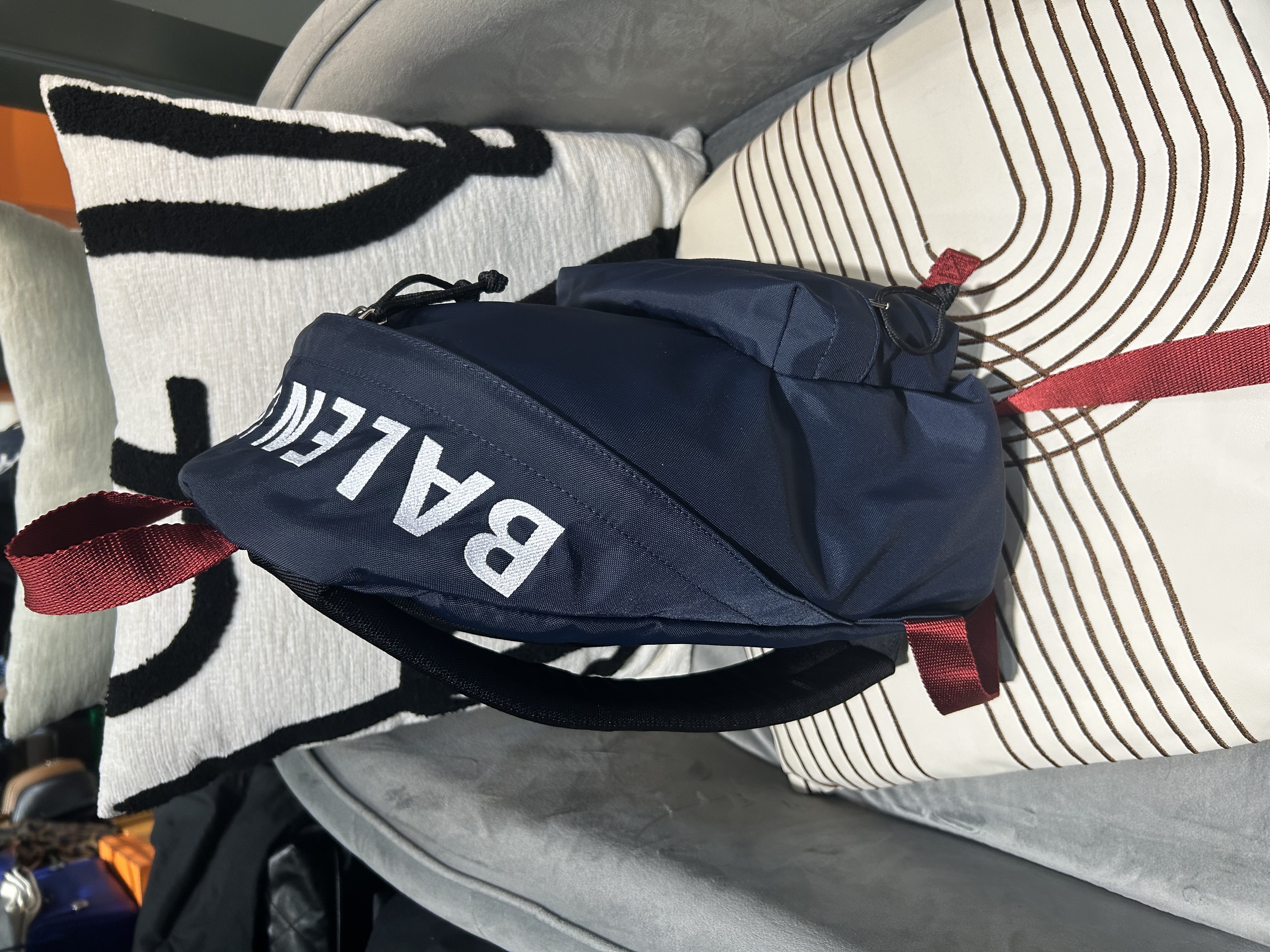 Balenciaga Nylon Backpack Navy 100%Authentic, 98%New ☑️Dust bag