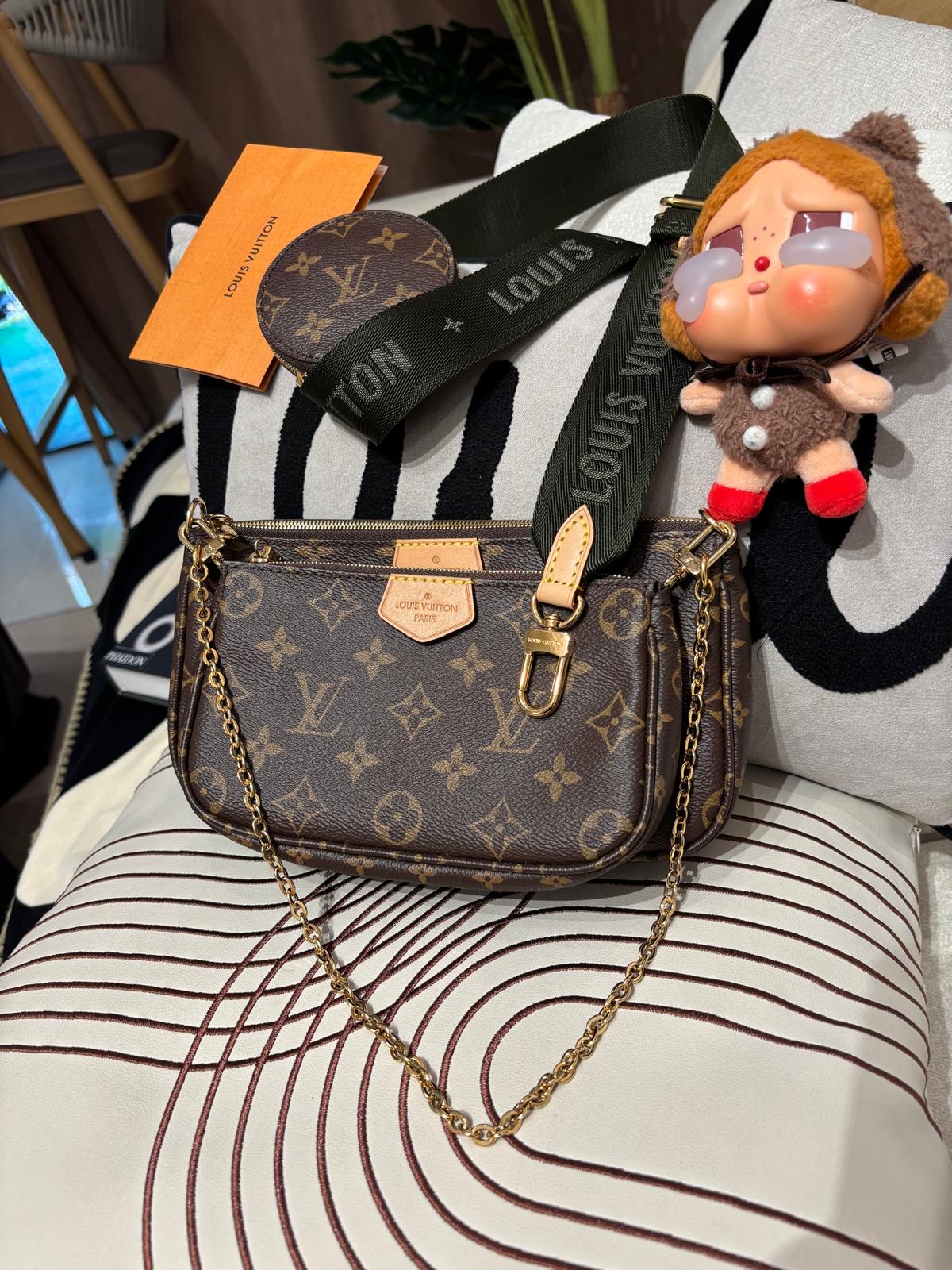 全新 Lv Multi Pochette Accessoires 5合1 100%Authentic ,全新unused ✅收據✅dust bag✅strap✅box 