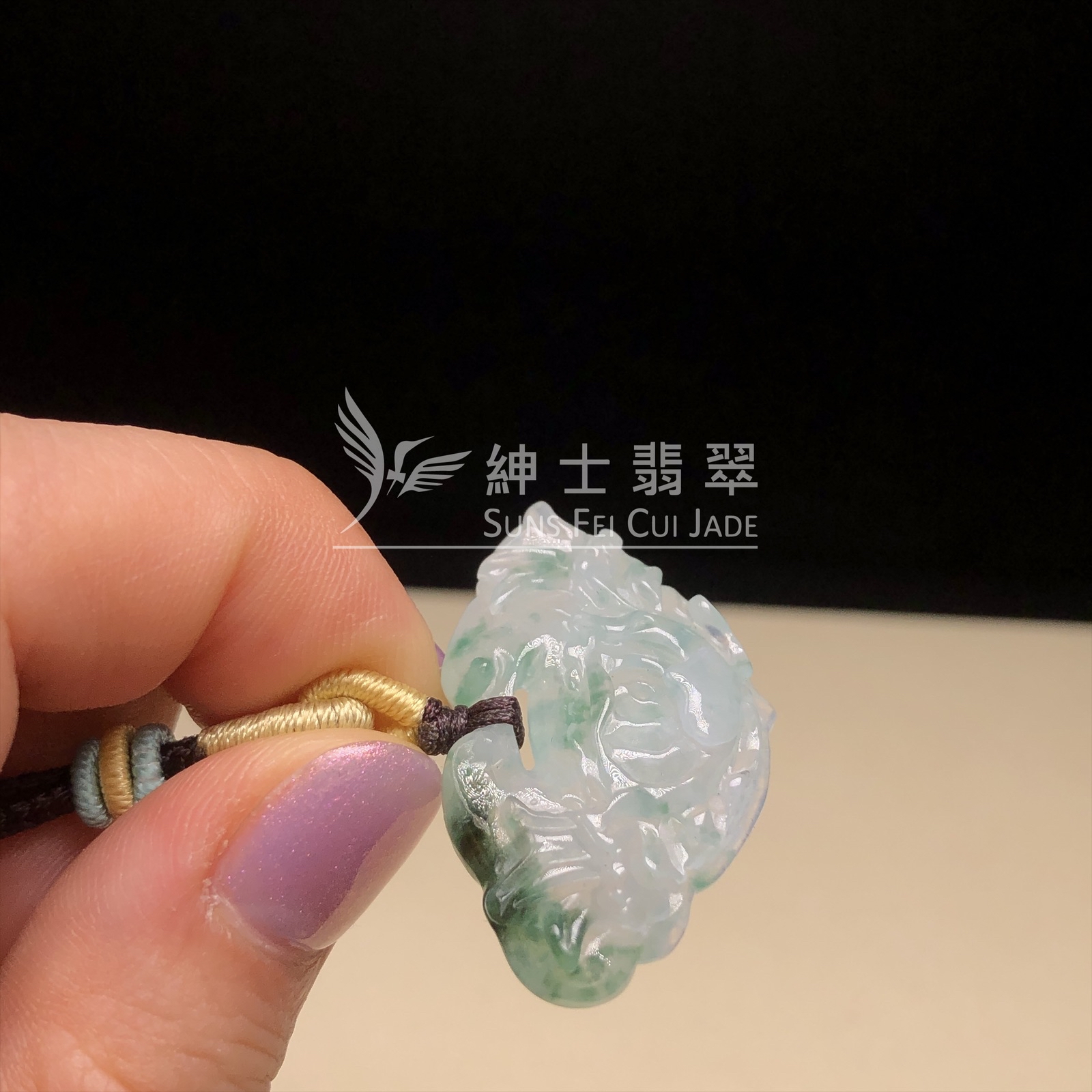 糯冰飄花平安鎖 B08425