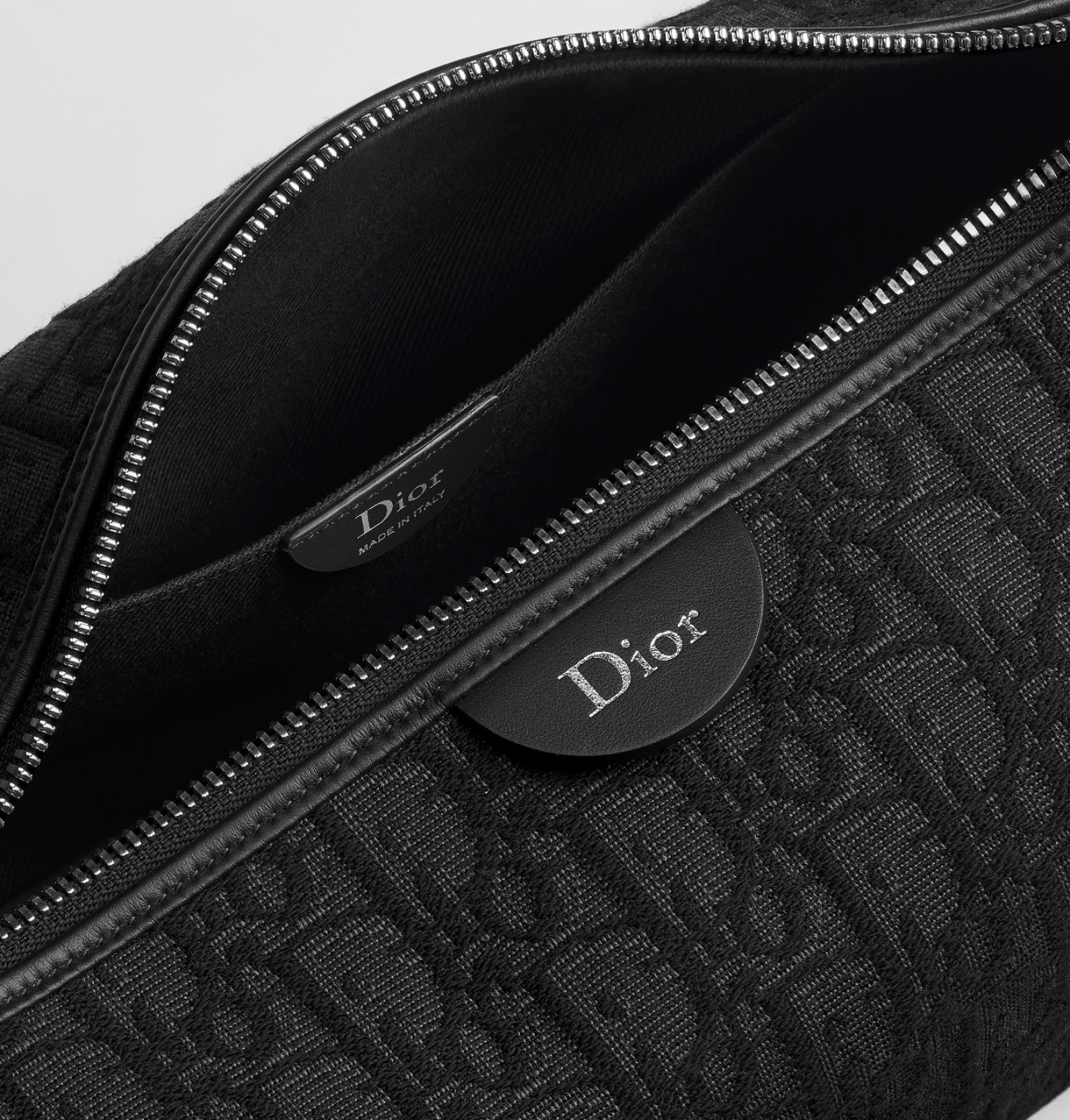 Dior Jett 小袋 黑色 Dior Oblique 緹花