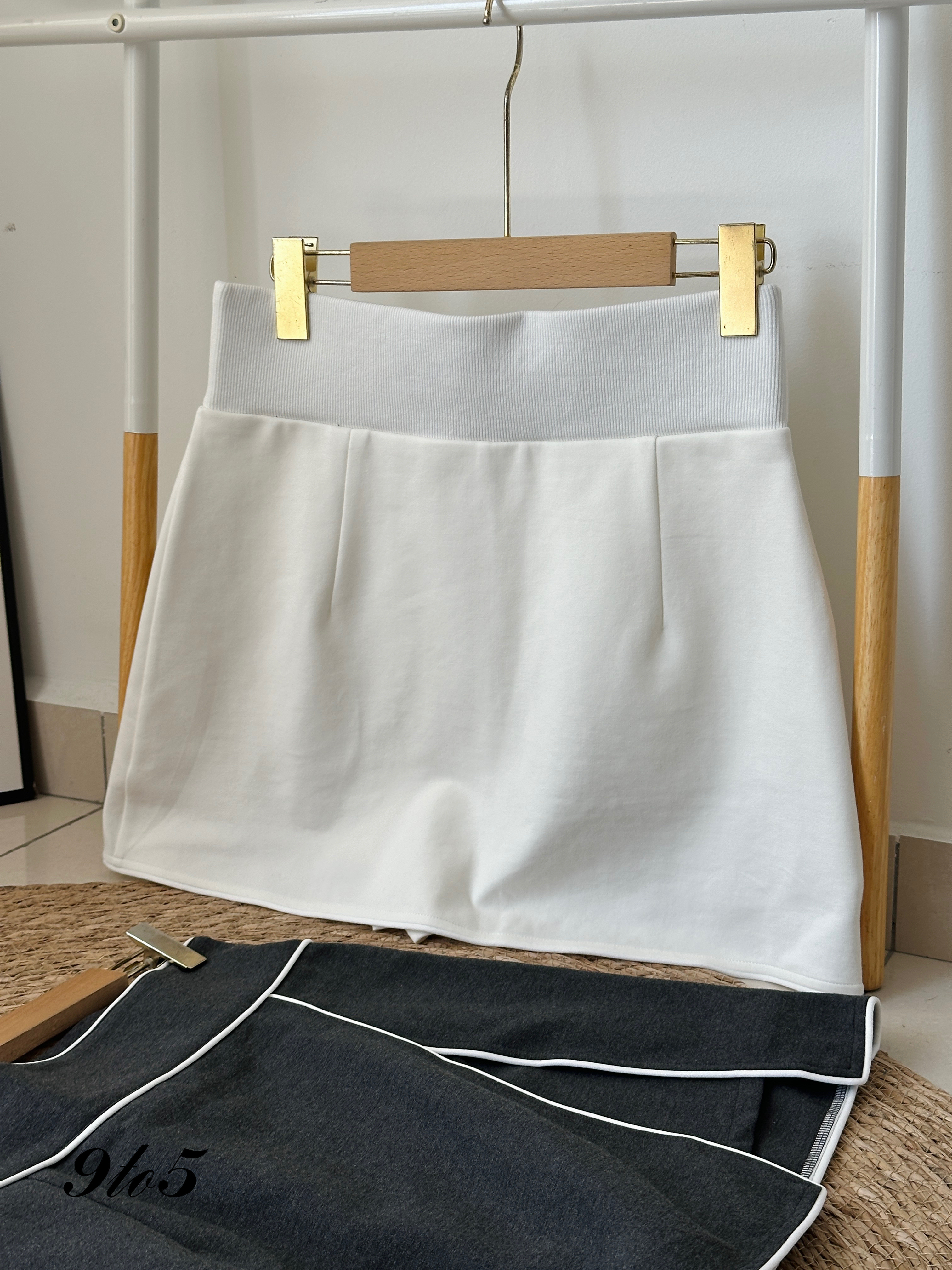 S1779 Split Mini Skirt - 3 Colors