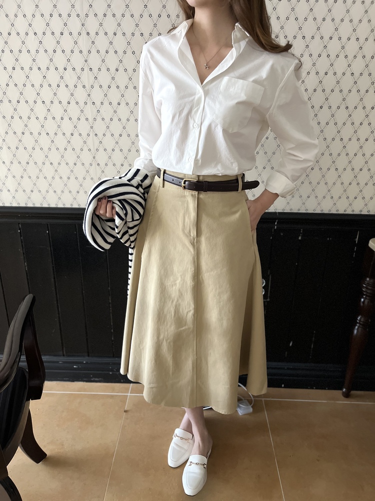 The Oxford Pocket Shirt (Ivory)