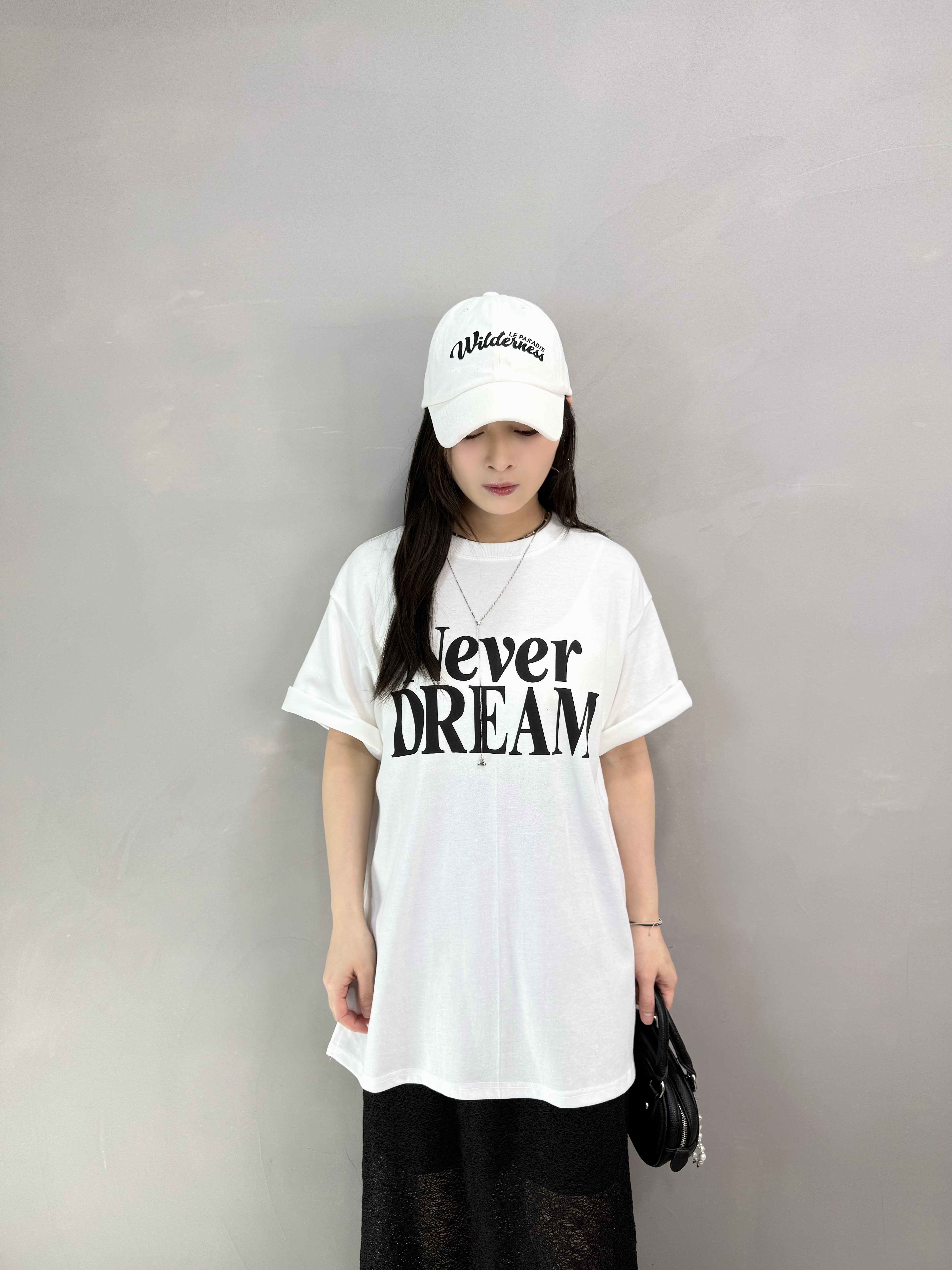 G74 never短袖開叉tee