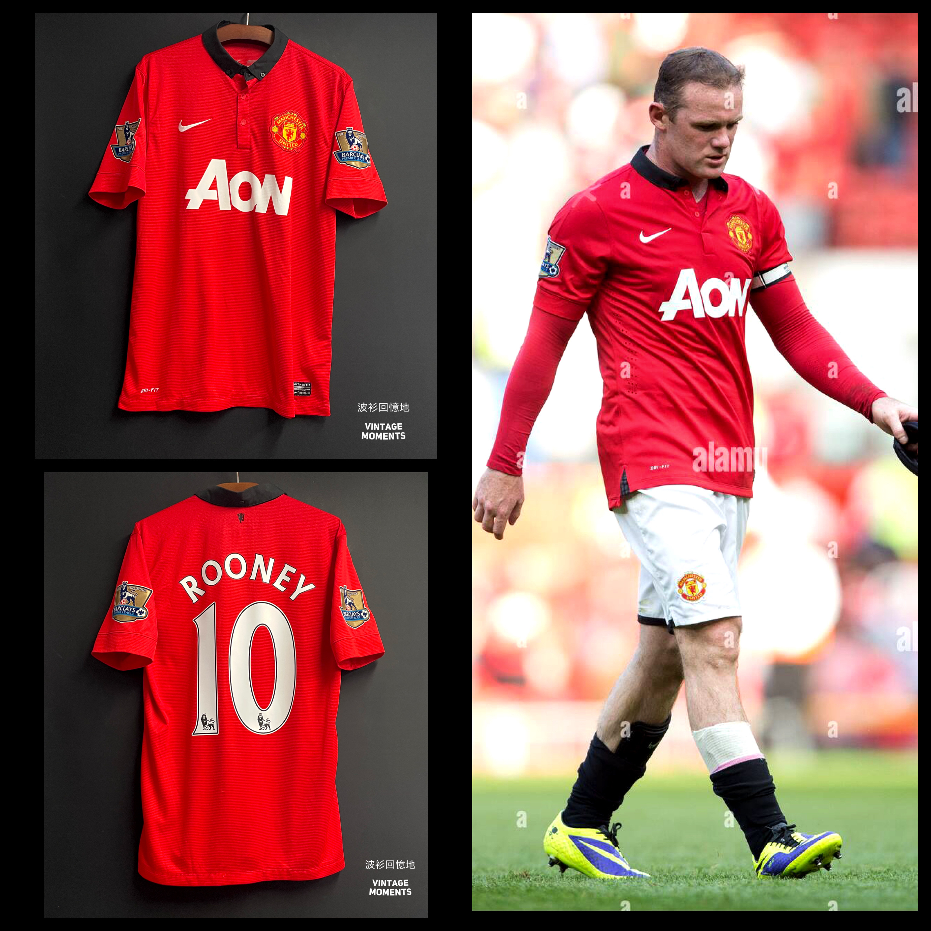曼聯13/14主場 朗尼 MANCHESTER UNITED HOME ROONEY