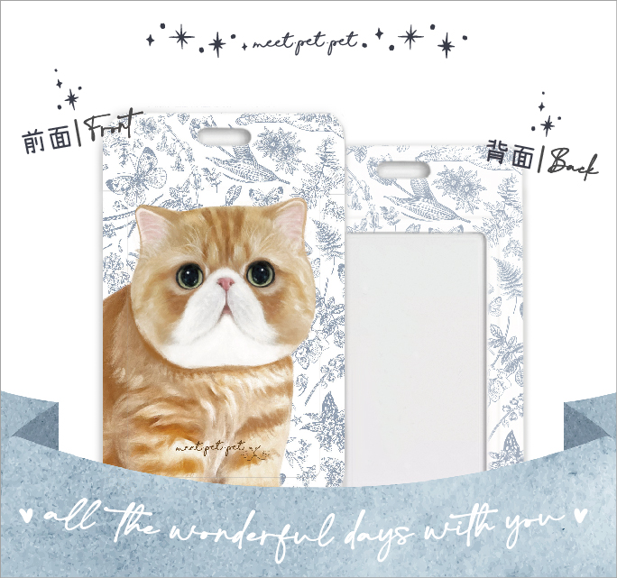 ⋆ 異國短毛 ⋆ 萬用卡套⋆行李牌 ⋆ xotic Shorthair ⋆ 