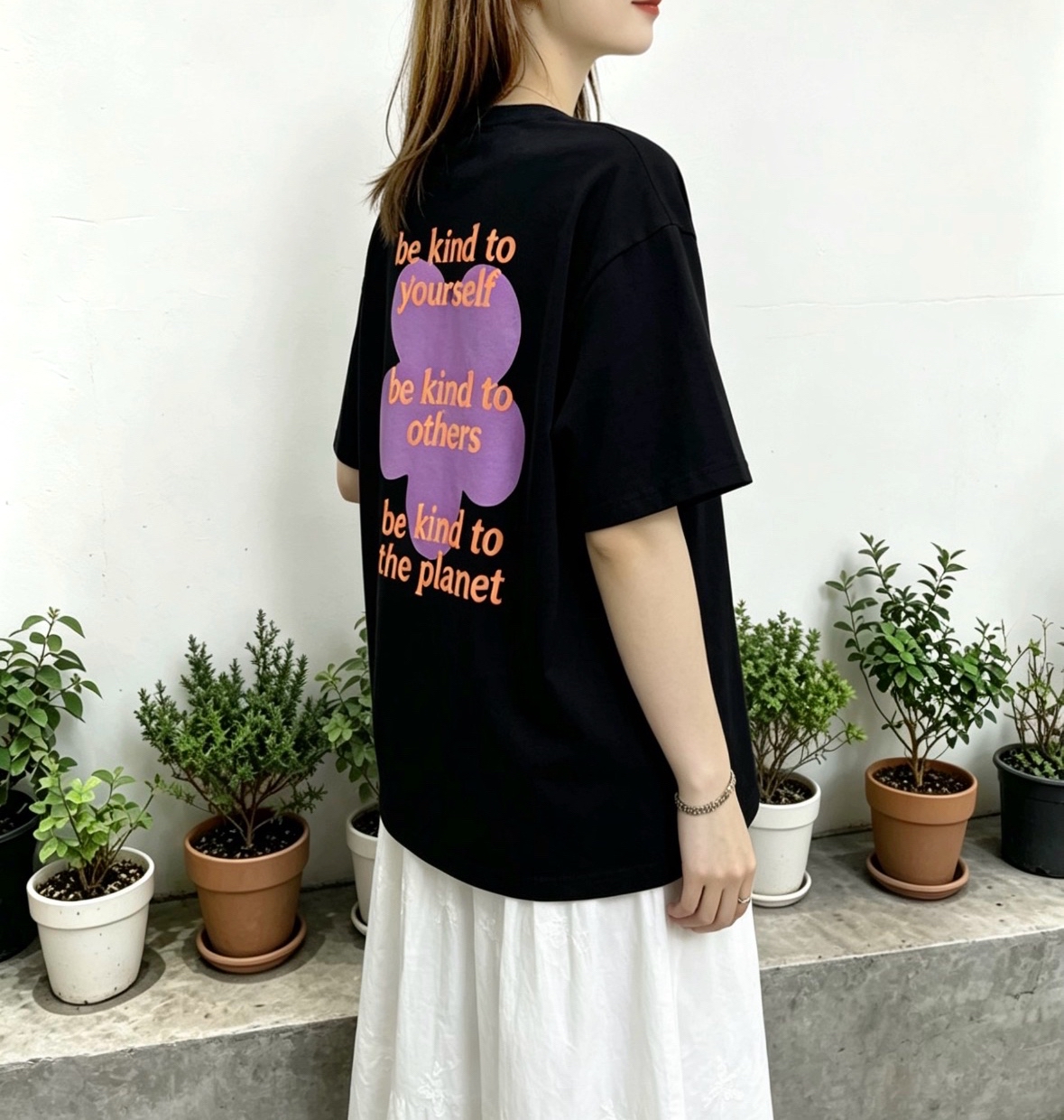 ☀️初夏優惠☀️ 撞色logo print Tee