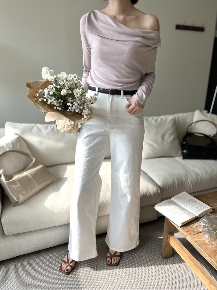 White Flared Jeans