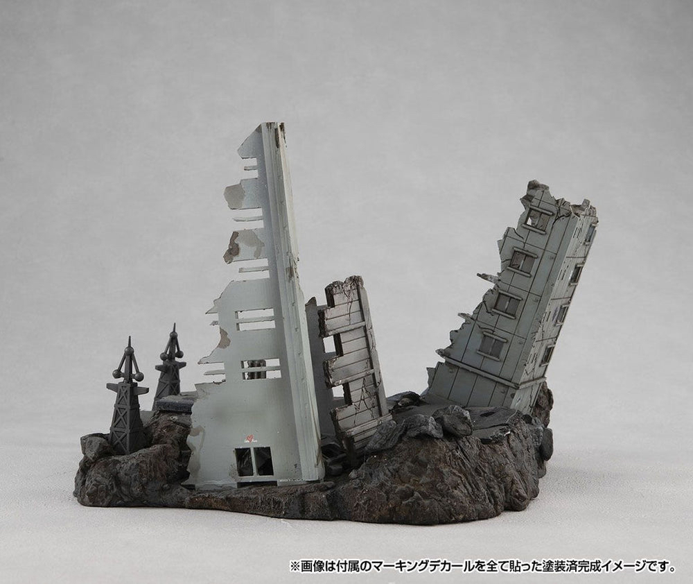 R.M.S《機動戰士高達 》G502M 紐約廢墟 (金屬色ver.) MEGAHOUSE RM series G structure Mobile Suit Gundam【GS02M】The abandoned buildings in New Yark city（Material Color Edition）場景