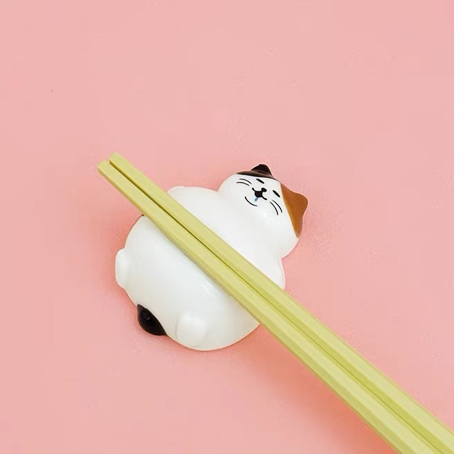 日本Decole貓咪系列筷子架