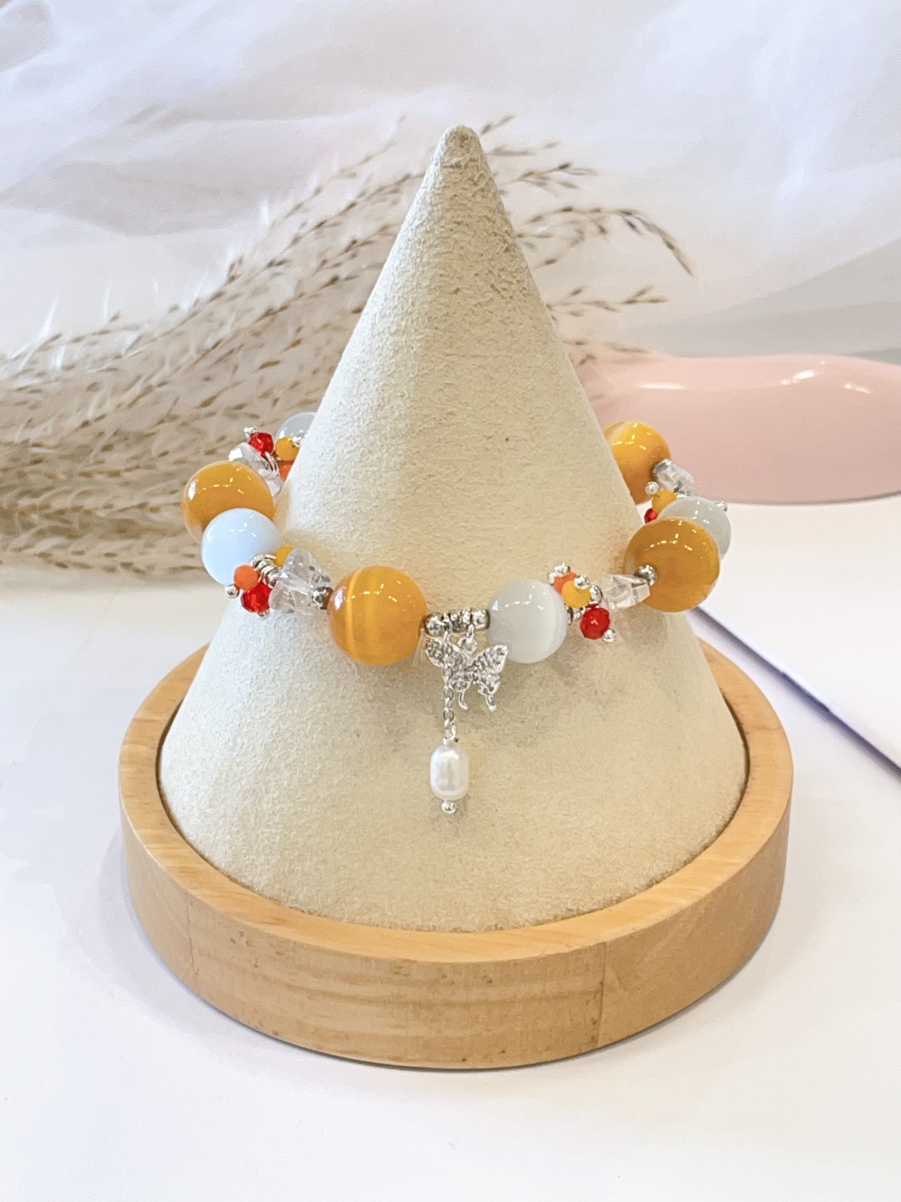 🧡💚✨ 橘色猫眼石 × 绿猫眼石 × 猫眼石手串 Orange Cat’s Eye, Teal Cat’s Eye & Cat’s Eye Stone