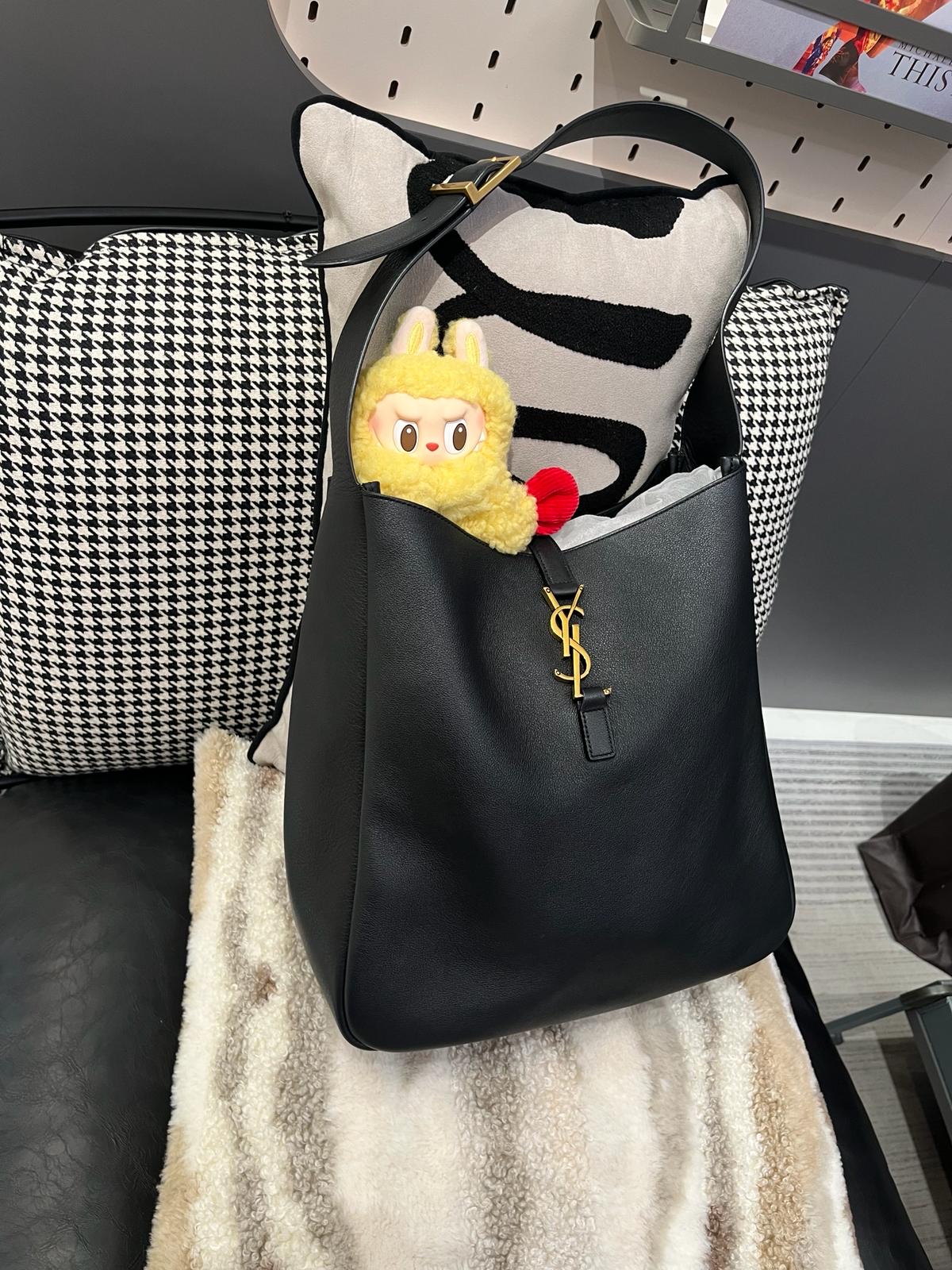 YSL Le 5 à 7 Supple Large Hobo Saint Laurent Shoulder Bag 100%Authentic,95%new ✅收據✅防塵袋