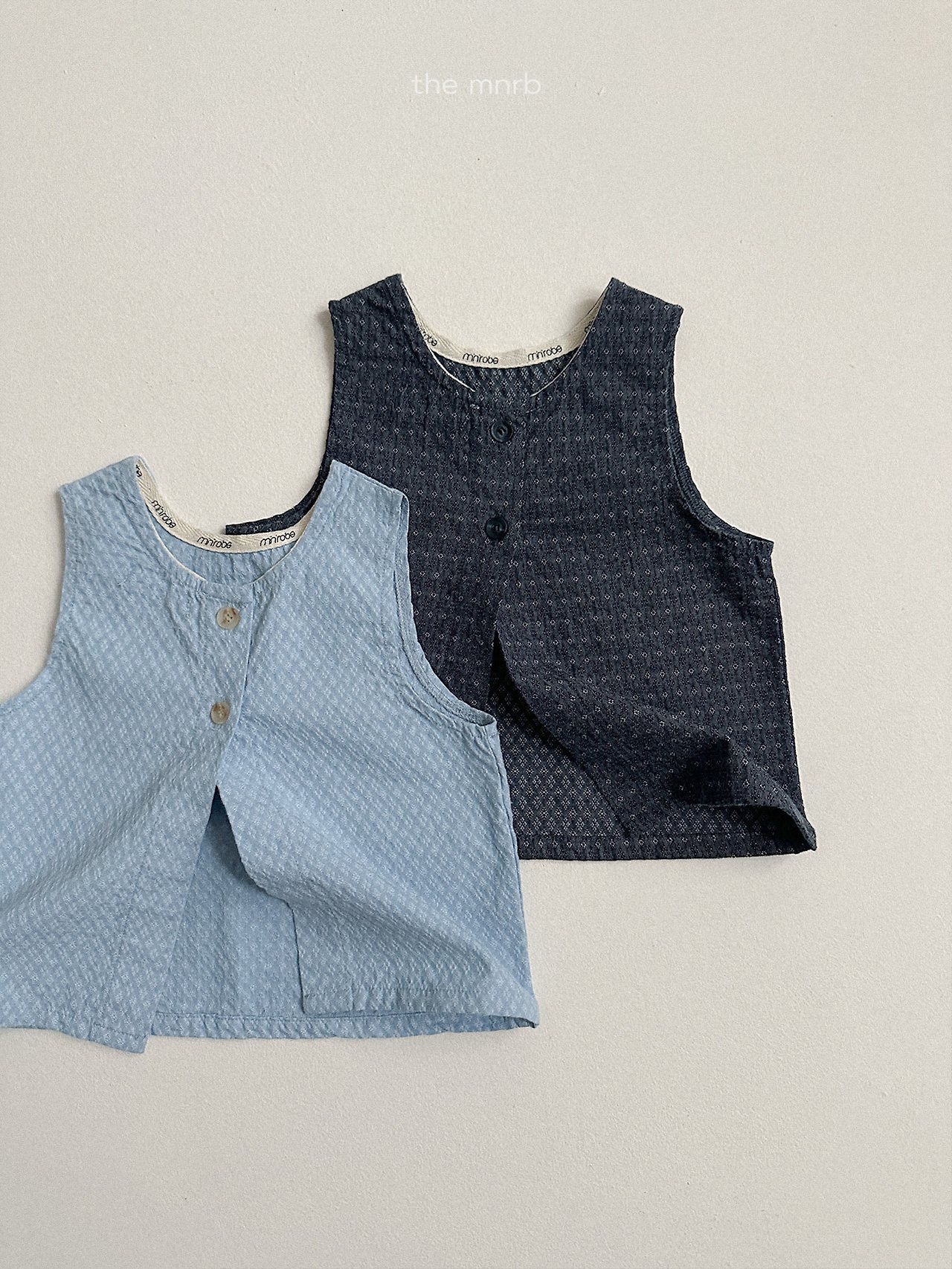 Minirobe | Dla denim sleeveless (Deep-blue XL100-110)