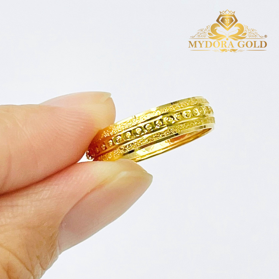MYDORA Cincin Belah Rotan Ratna Klasik l EMAS 916/22K