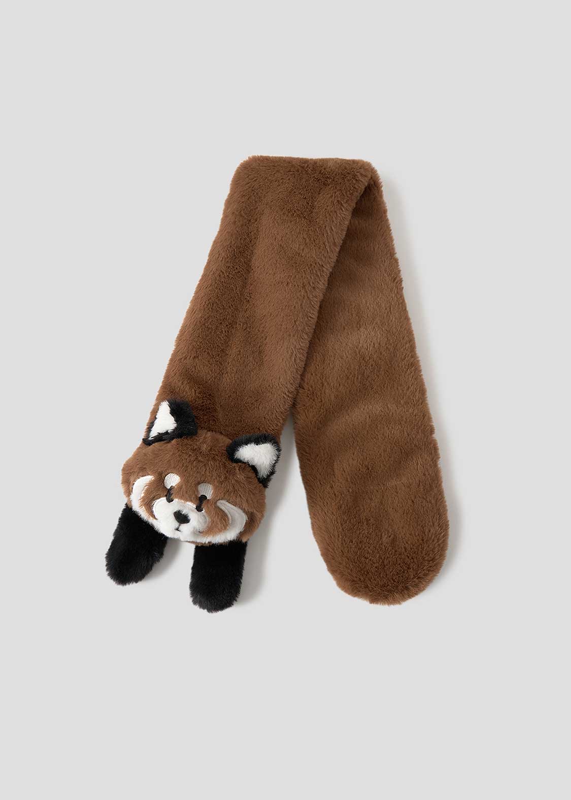 📦訂購 日本限定 graniph IKAKU Red Panda 小熊貓 毛絨圍巾 頸巾🧣