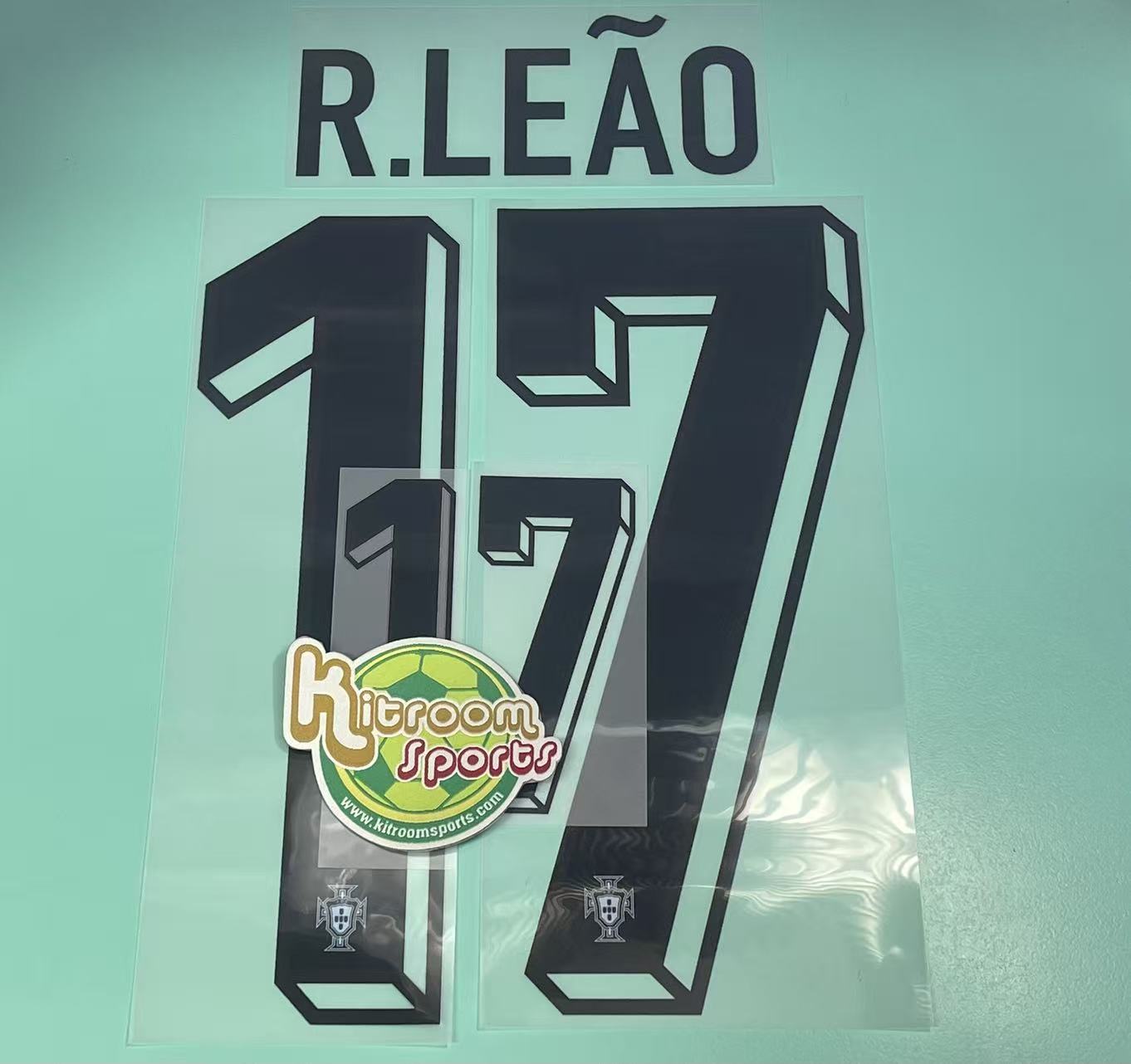 2024 Portugal Away Nameset #17 R.LEAO