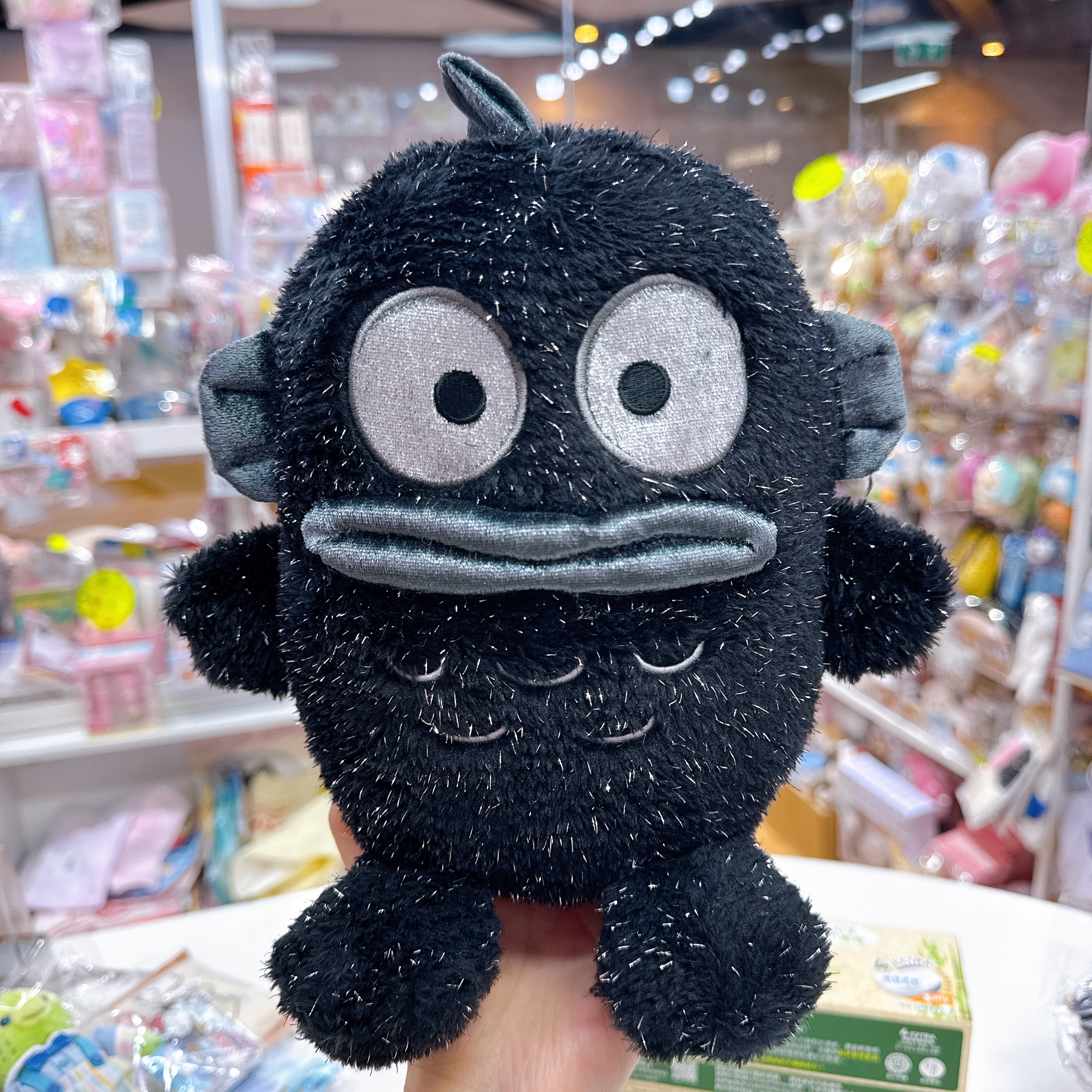 日本直送日本版黑色水怪公仔/掛飾