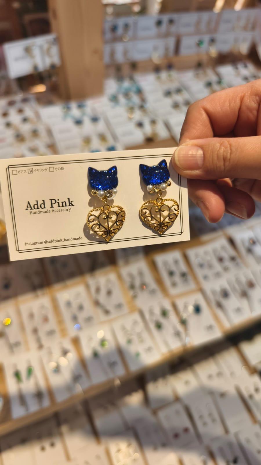幫babe 找的日本handmade 猫猫🐱耳環