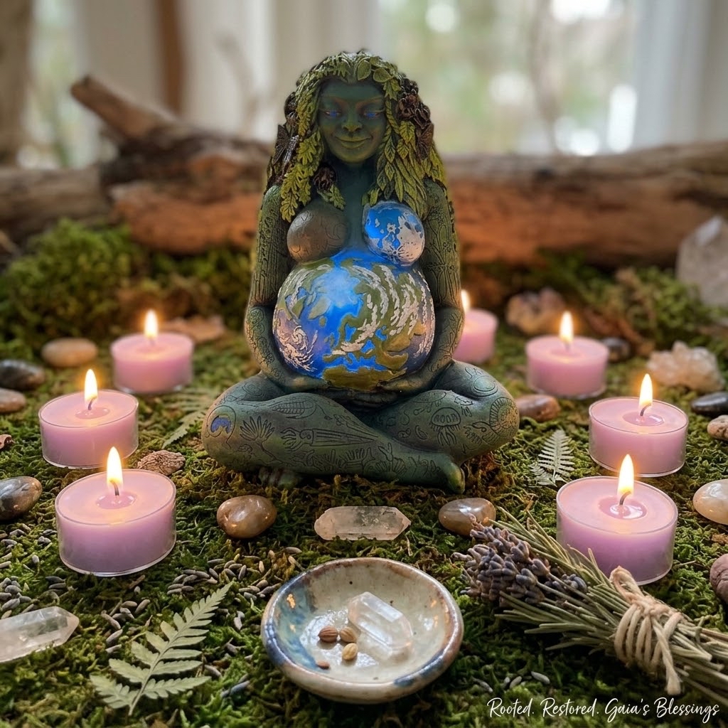 【身心療癒】神聖女性能量茶蠟｜喚醒內在直覺與自愛力量｜手工能量蠟燭 靜心冥想/空間淨化｜適合冥想、脈輪療癒與放鬆