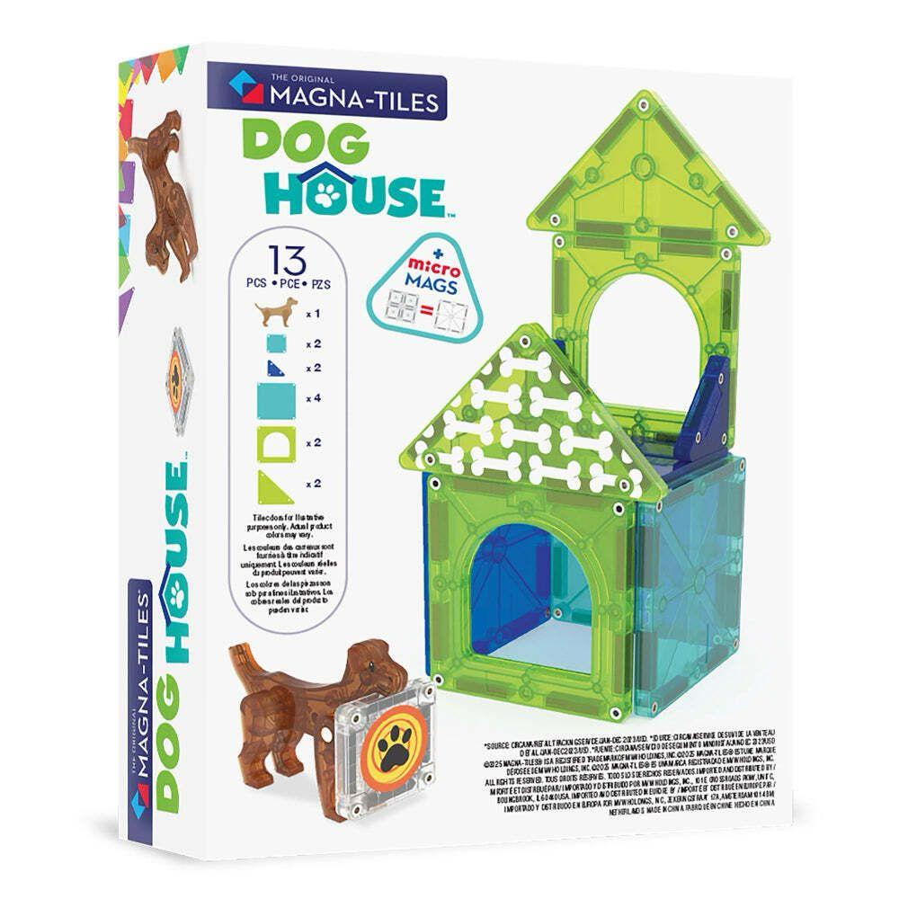 Magna-Tiles - 磁力積木狗屋套裝 13 件組