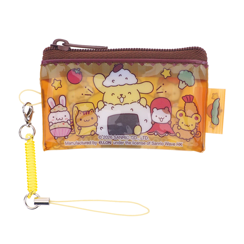 Pompompurin Mini PVC Mesh Bag w/ Spiral Cord 迷你PVC袋電話繩