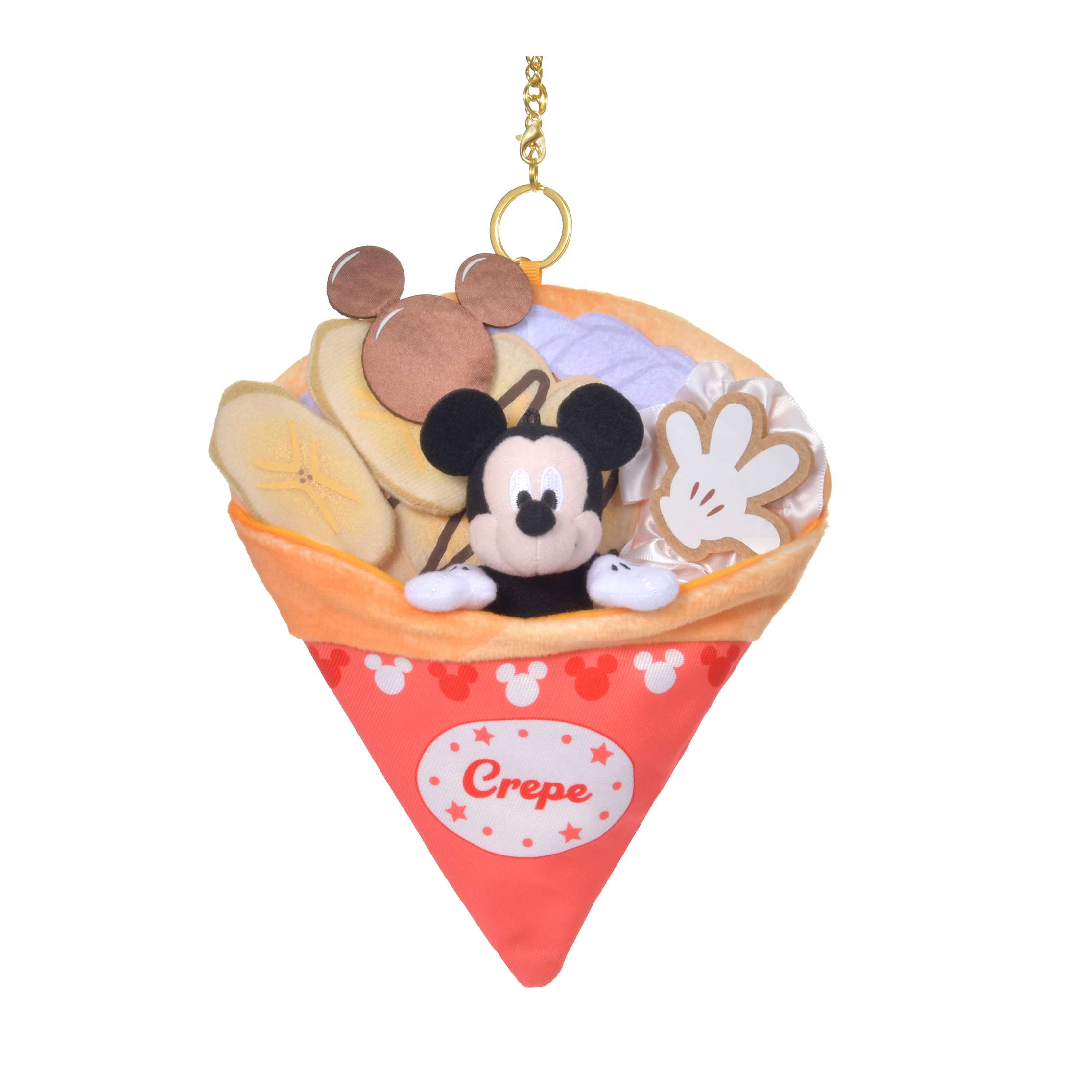 🎀【預訂】Disney Crepe Pocket Keychain - Mickey