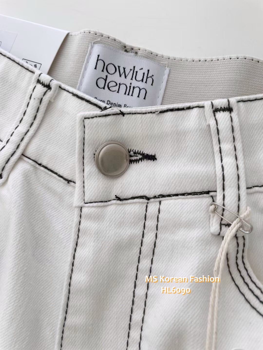 HL6090 韓國🌼Howluk春版九分闊筒褲
