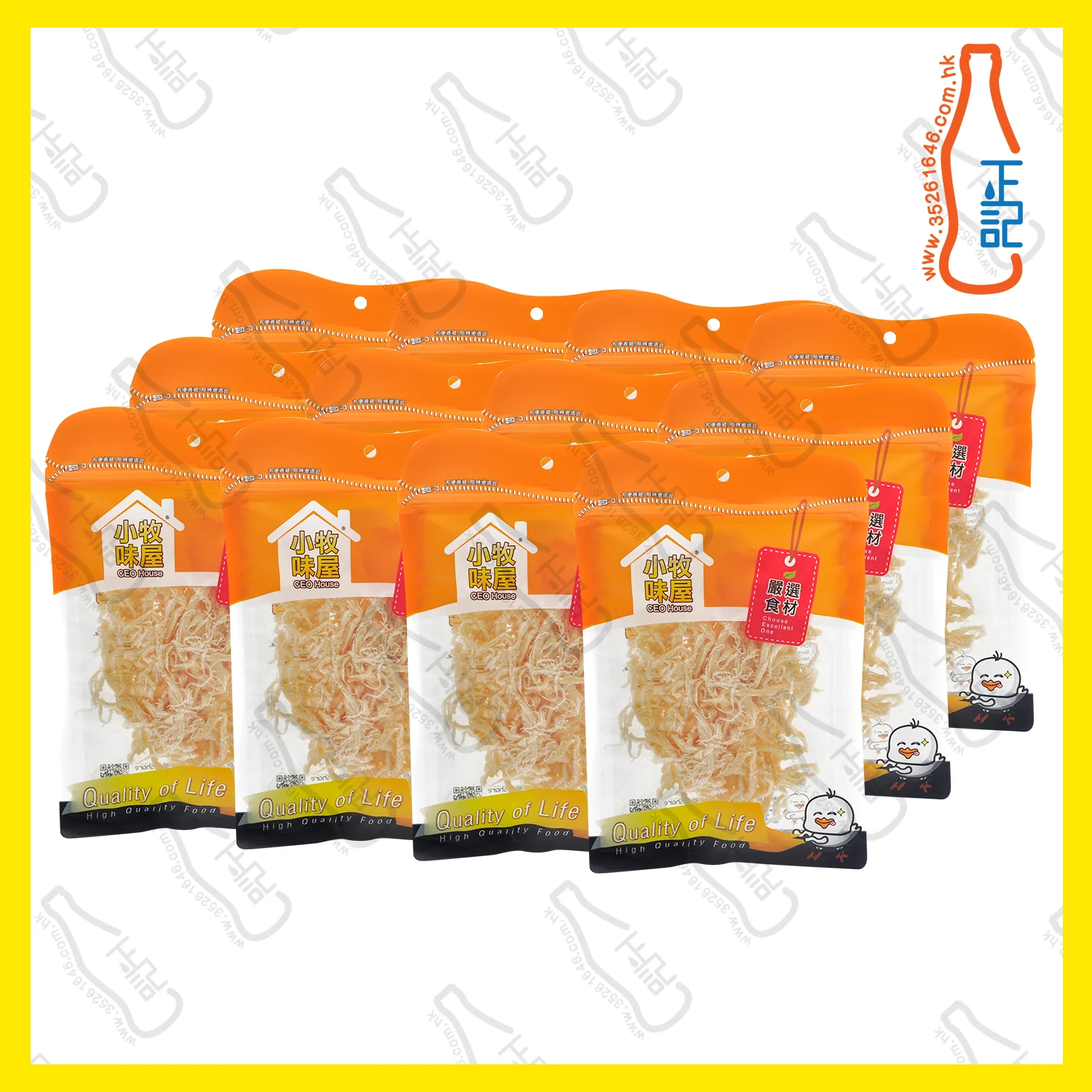 ==FT0329 小牧味屋 - (大)北海道風味魷魚絲 90g x【12包】/袋