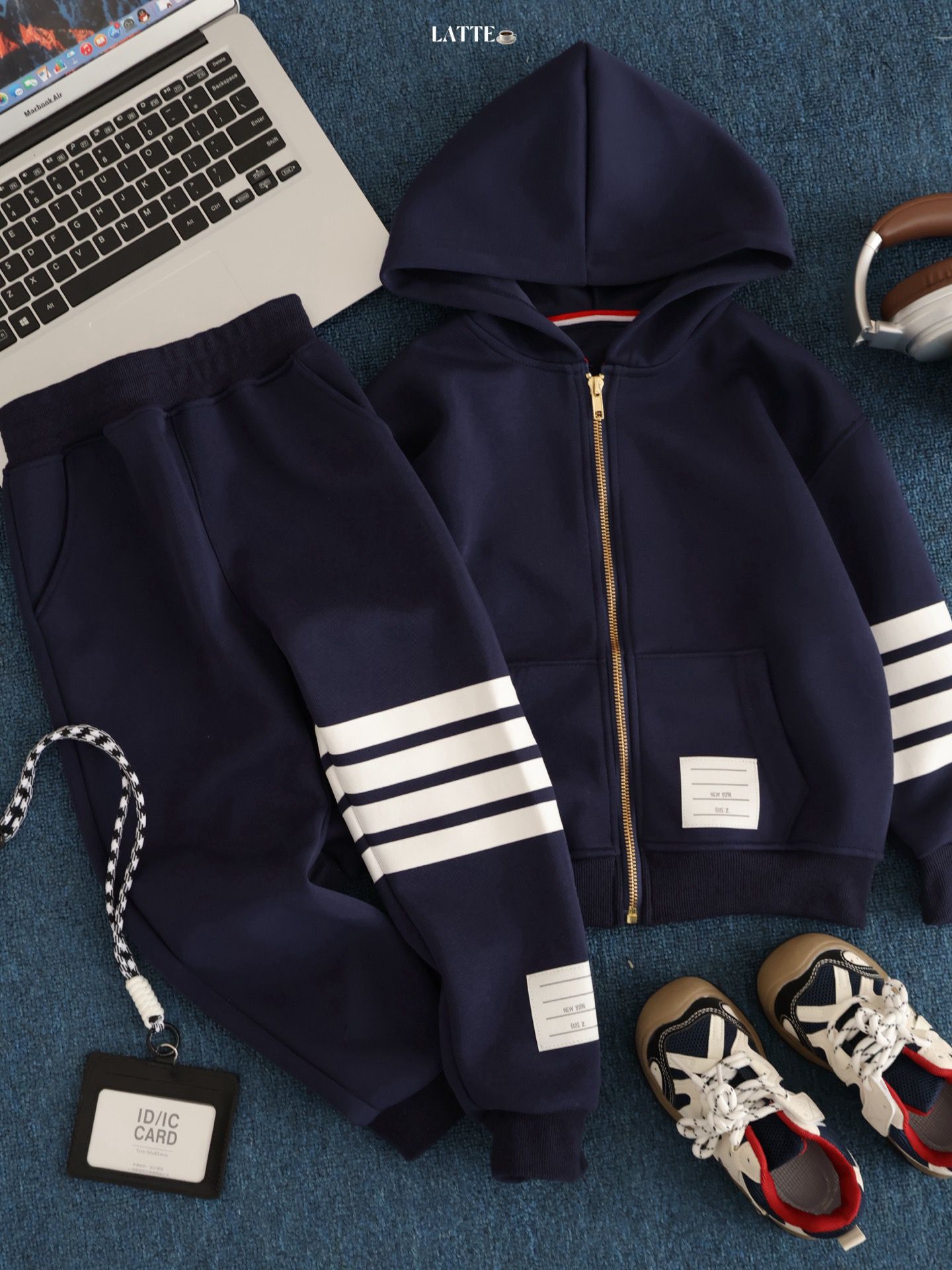 2件起各减$10,2色選擇/親子款。廠單tb同款外套/衛褲/套裝。