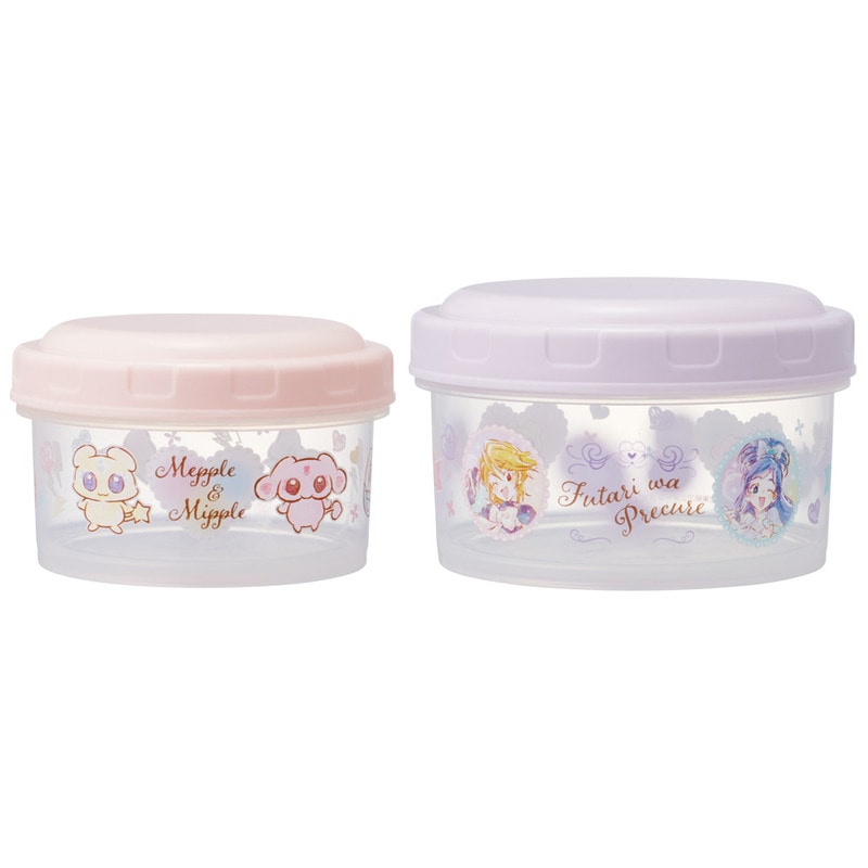 光之美少女 PreCure 圓型食物盒2個套裝 日本製 #P-PCG1059 [Skater] (PRE-ORDER) [2026/06]