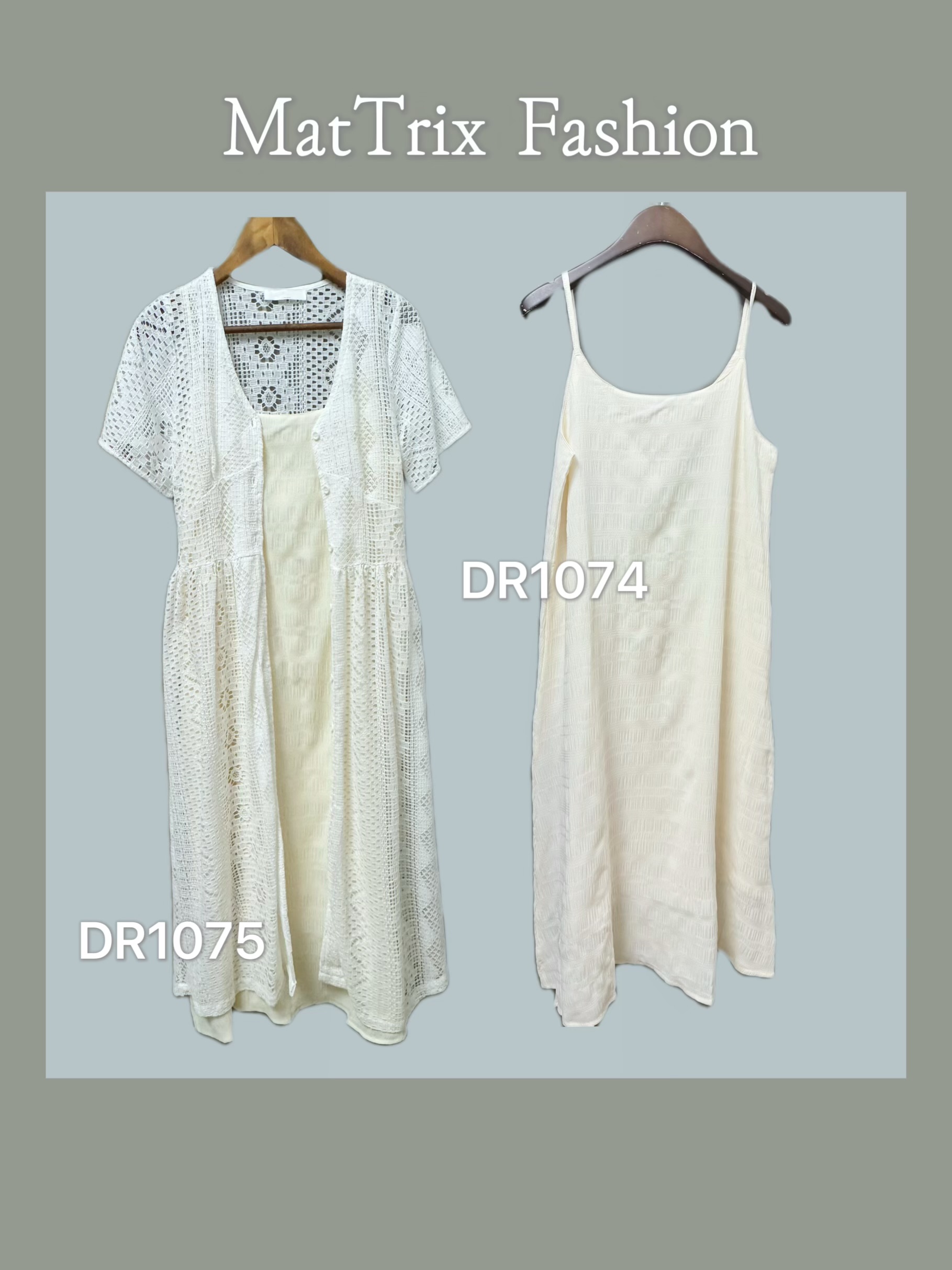 DR1075通花開胸長裙 原價$288