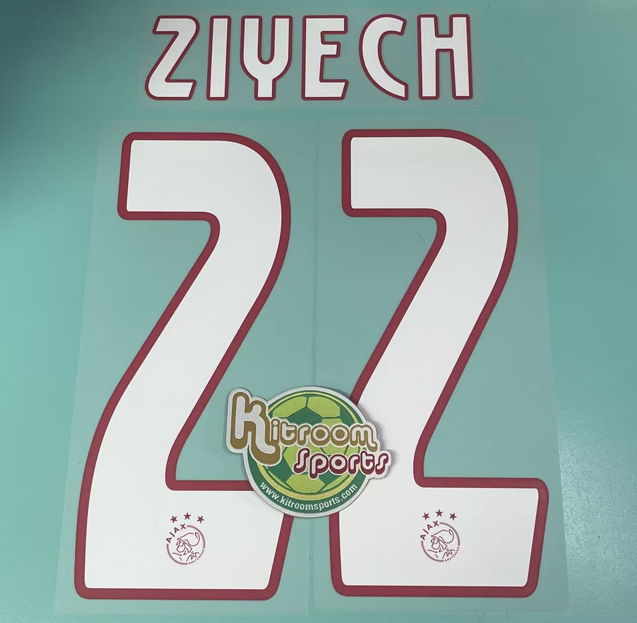 2018-19 Ajax Home Nameset #22 ZIYECH