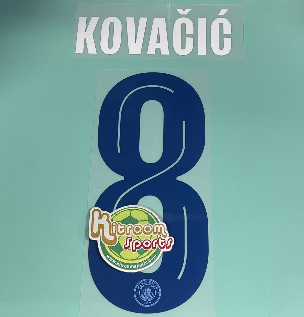 2023-24 Manchester City Home UCL Nameset #8 KOVACIC