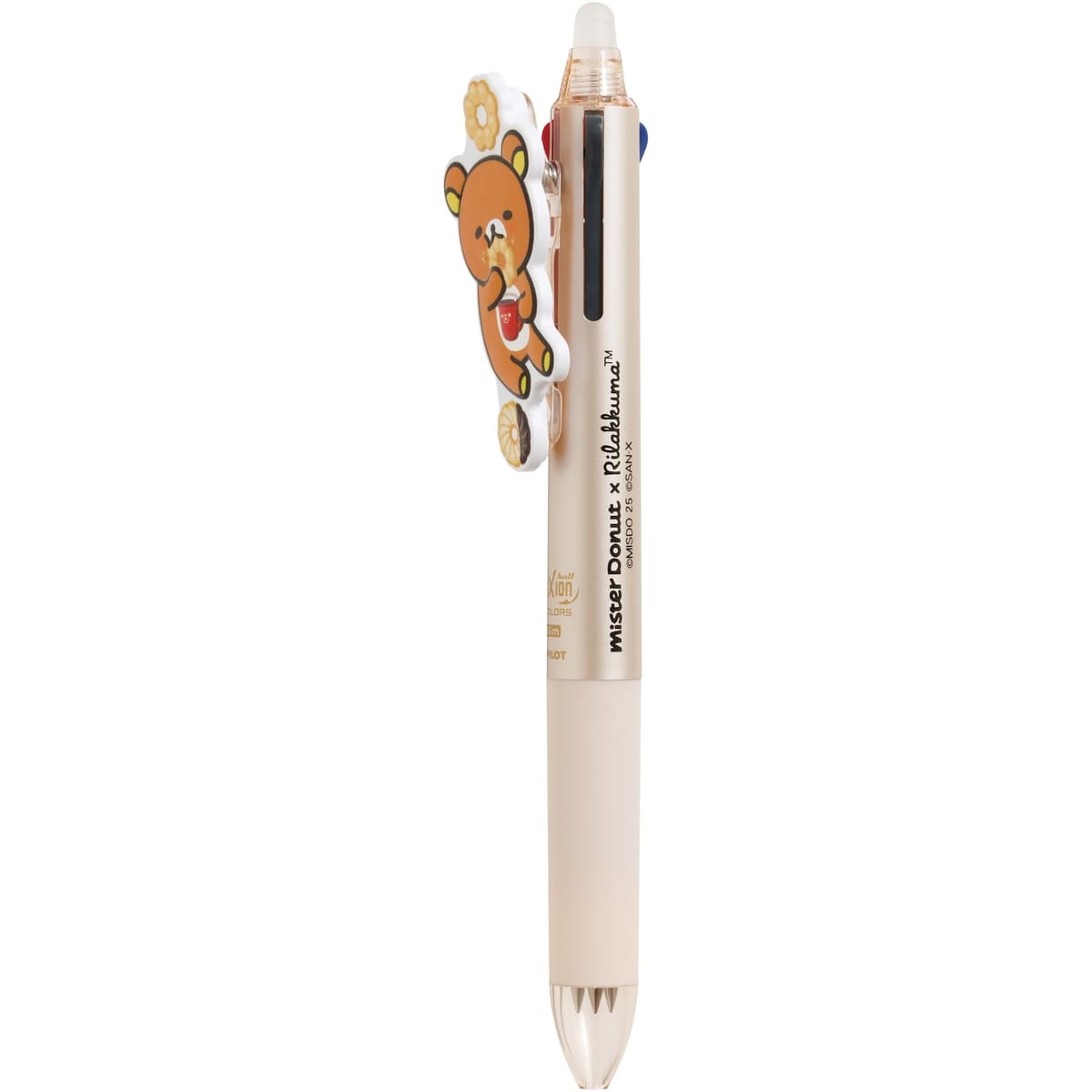 現貨｜San-X Rilakkuma 鬆弛熊 日本製 Pilot Frixion 0.5mm 3色 可擦原子筆 (PR13801)