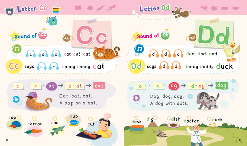 Go! Finger Phonics Level 1~3 + Go! English Big Pictures