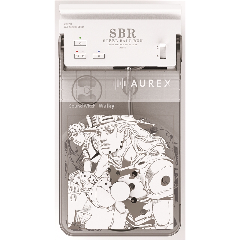 日本限定 JOJO magazine 2026 SPRING ／ 黑膠 SOUNDTRACK ／ 黑膠唱片機 AUREX AX-RP10