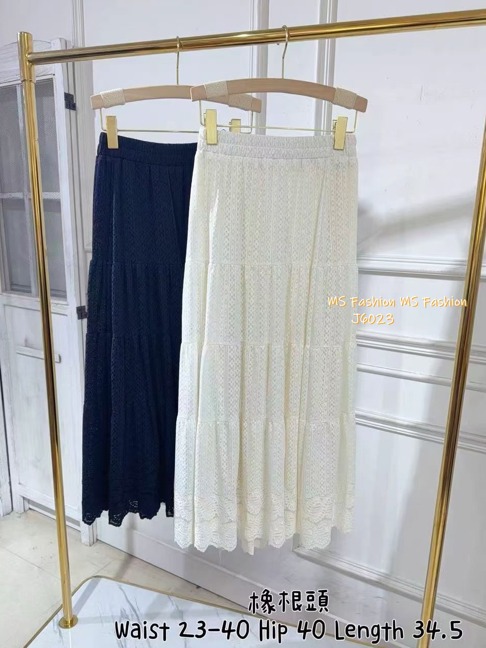 J6023 韓國🇰🇷中長款lace半裙