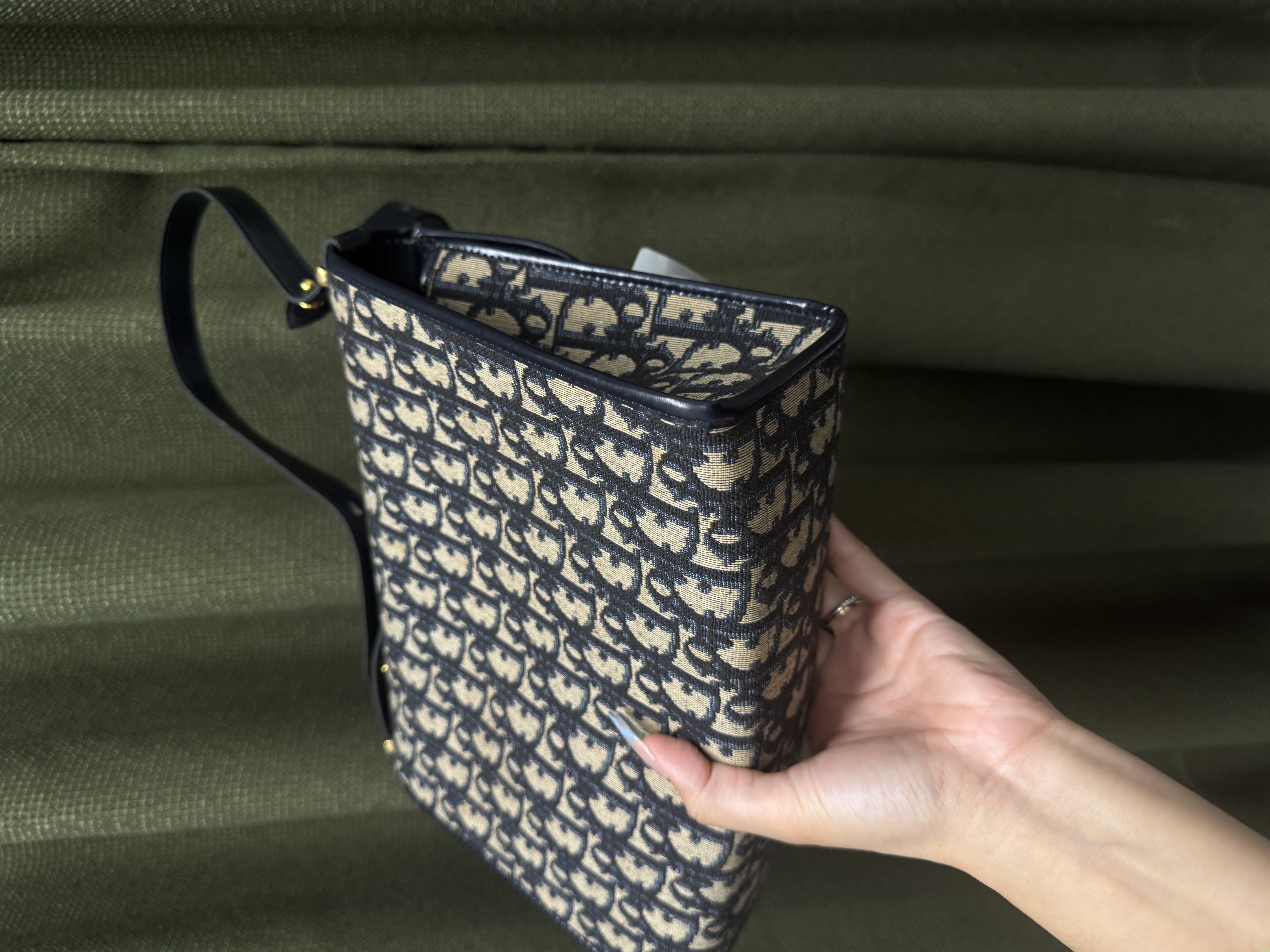 Dior Trotter Vintage Shoulder Bag