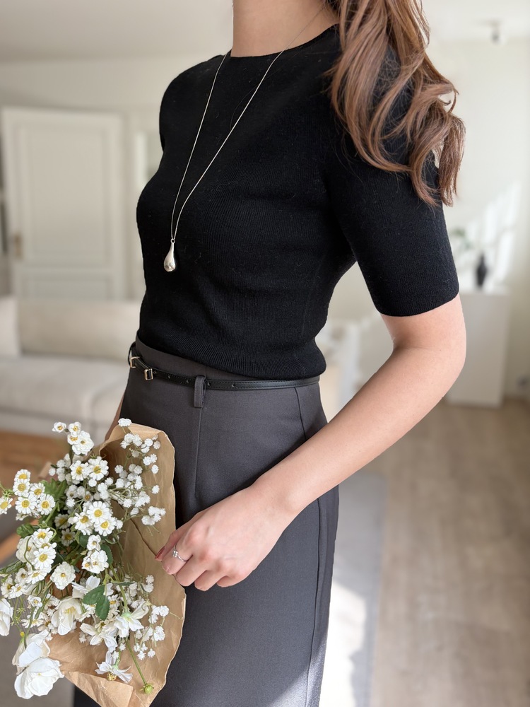Essential Softy Daily Knit (Black)