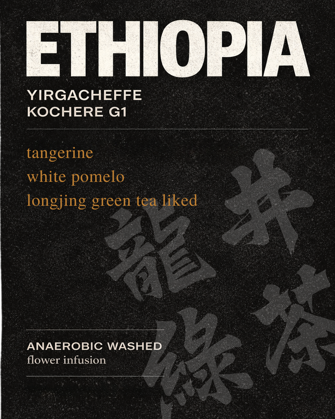 【衣索比亞Ethiopia】Yirgacheffe Kochere G1
