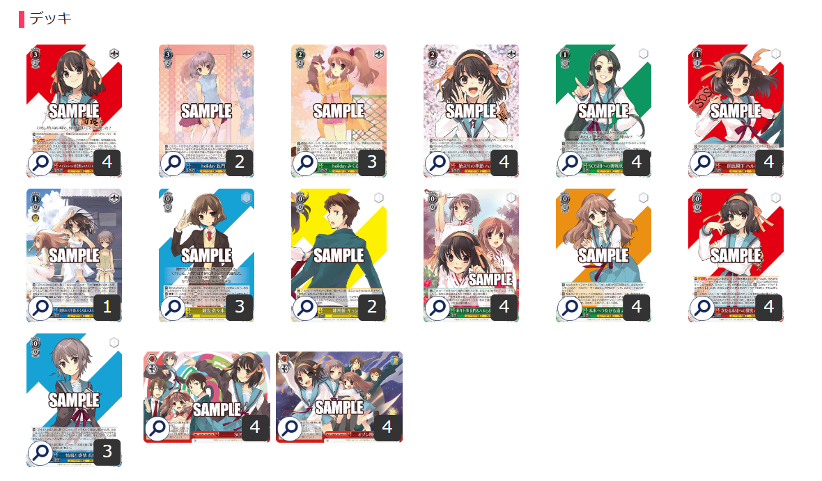 角川文庫 SOS團卡組