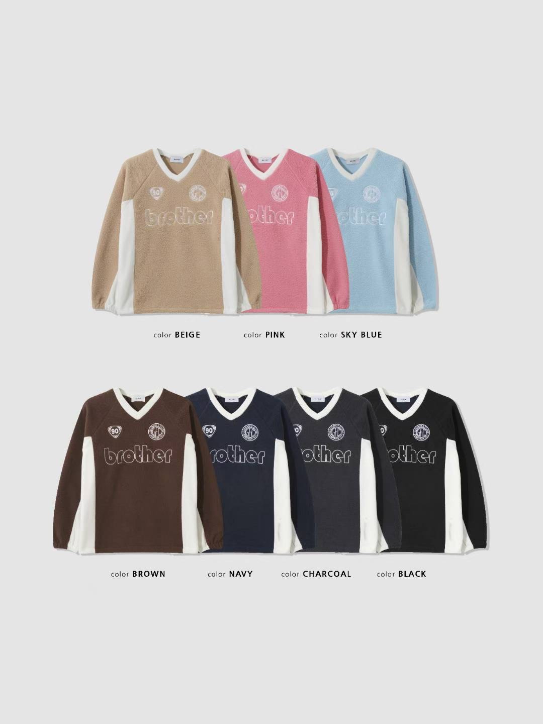 已售罄❌Iu同款 Brother Unisex毛毛Hoodie （七色）