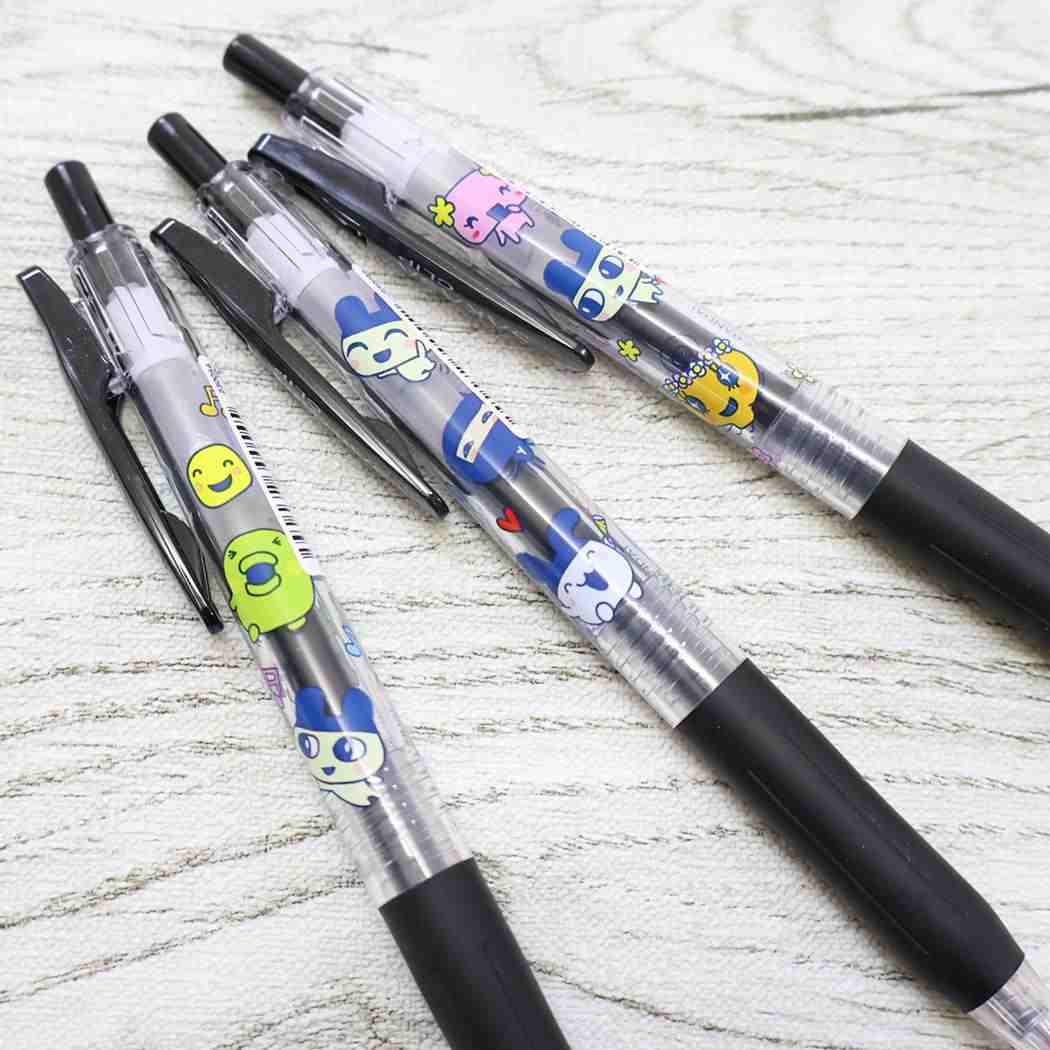 現貨｜【一套3枝】TAMAGOTCHI 他媽哥池 日本製 Zebra SARASA CLIP 0.5mm 黑色 啫喱筆 套裝 (230059)