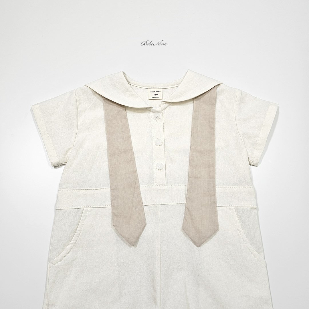 ☀️預訂 韓國直送☀️🇰🇷Bebenine兩色水手領巾短袖連身服